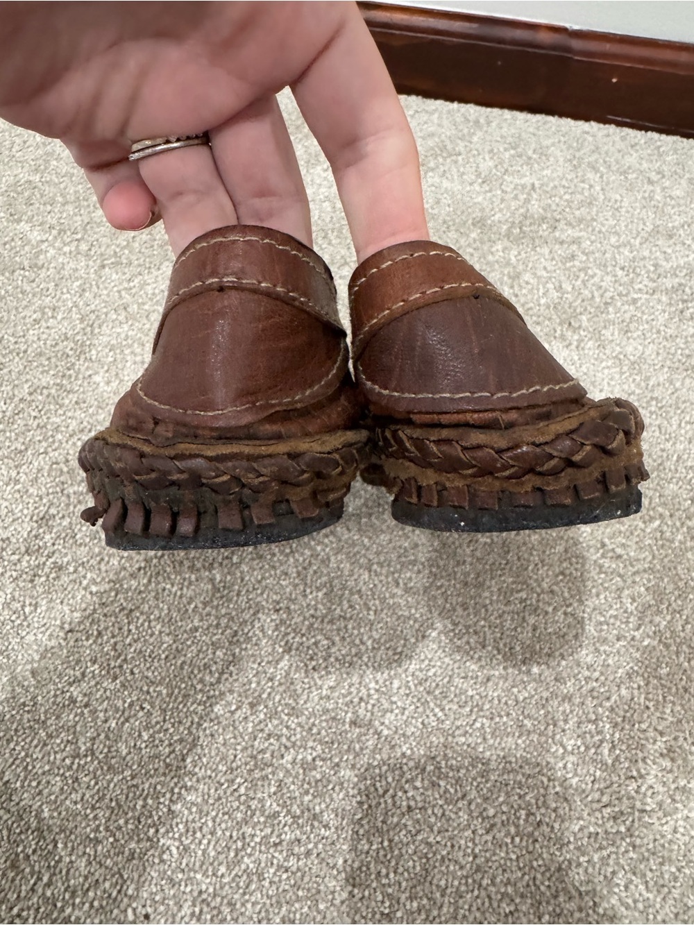 Mohinders W7 Woven Shoe in Oiled Leather - Picture 4 of 7